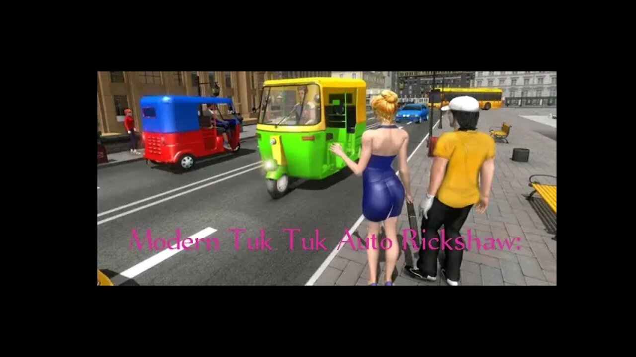 Modern Tuk Tuk Auto Rickshaw: Free Driving Games: #4 #carsimulator #tuktukricksnaw #moreviews