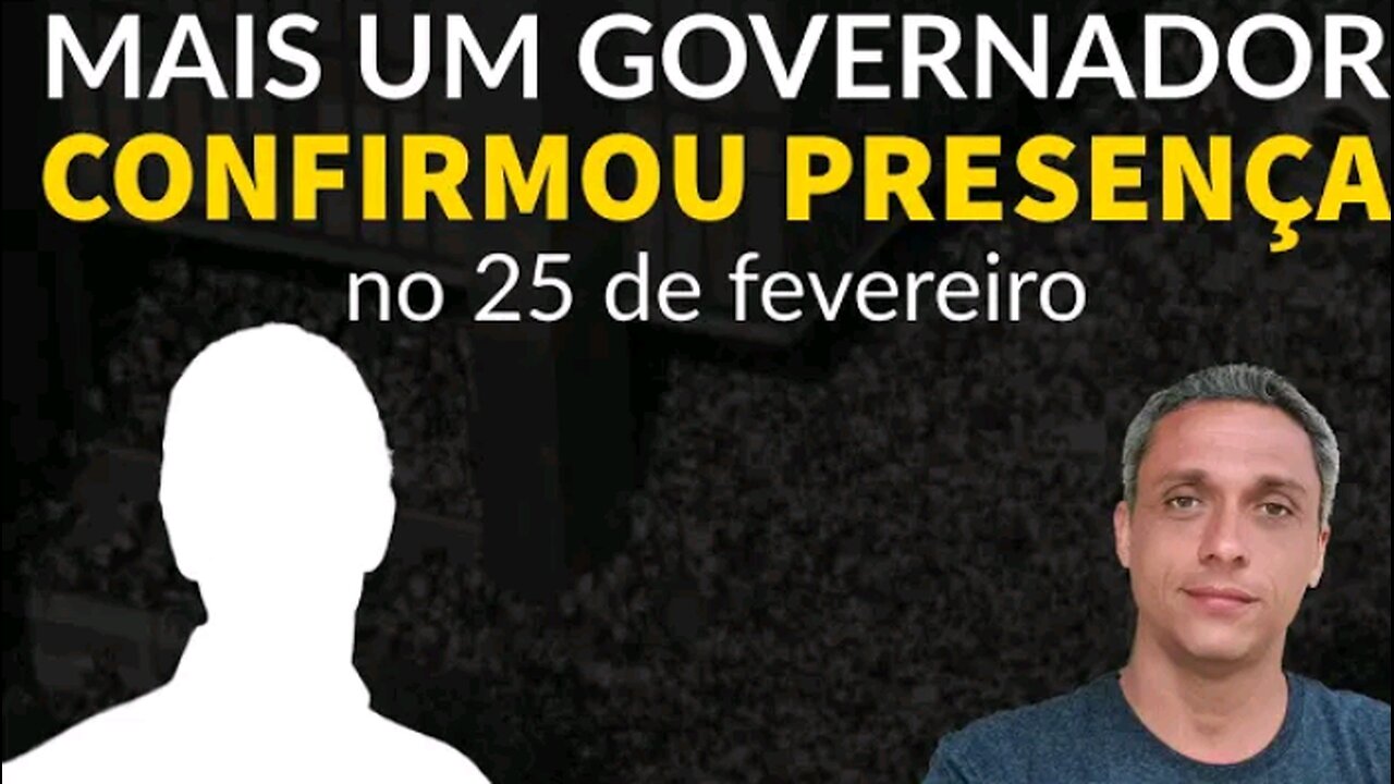 Eita!! Mais governador confirmou que vai no 25 de fevereirro - Agora a esquerda surta mesmo