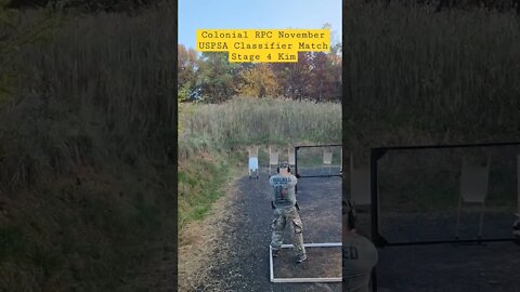 Colonial RPC November USPSA Classifier Match Stage 4 Kim #uspsa #unloadshowclear