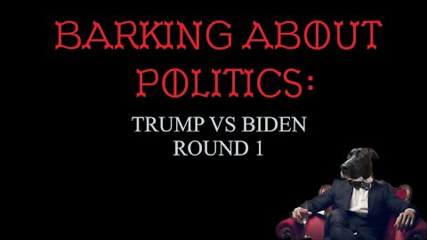 Barking About Politics: Trump vs Biden Round 1