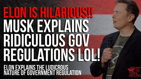 Elon Musk Has Jokes! | Elon's Hilarious Explanation of Ridiculous Government Regulation