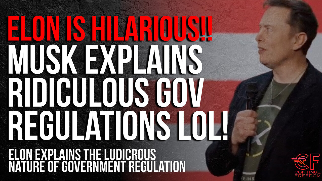 Elon Musk Has Jokes! | Elon's Hilarious Explanation of Ridiculous Government Regulation