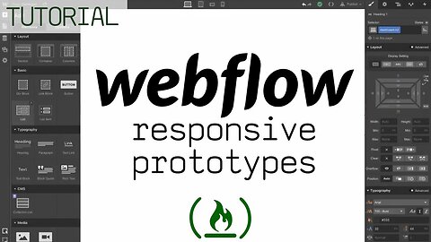 From wireframe to website prototype - Webflow Tutorial