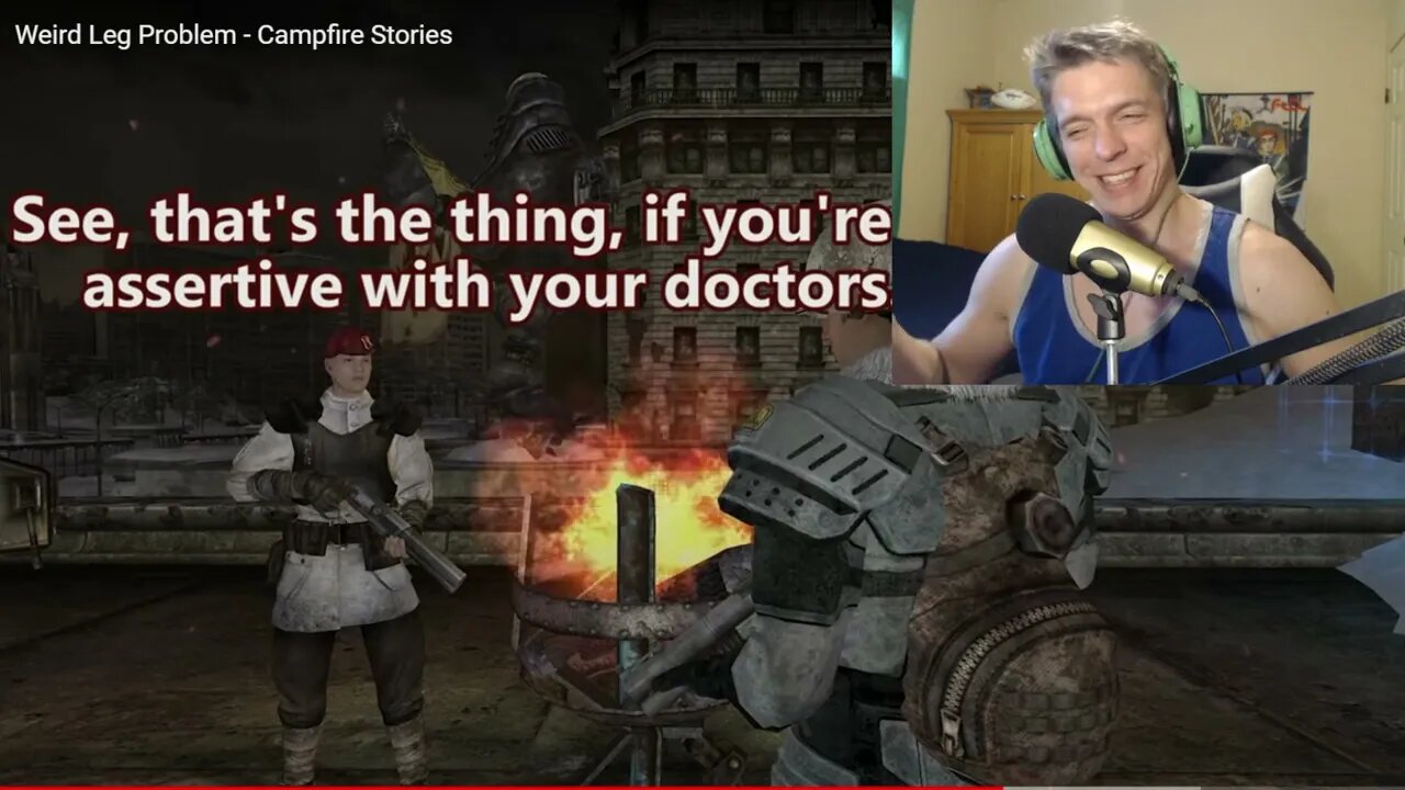 Navy Vet Reacts to Weird Leg Problems - Campfire Stories by mikeburnfire