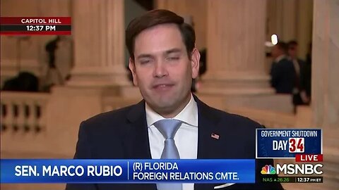 Rubio on MSNBC U.S. Recognizing Juan Guaidó as Provisional President of Venezuela