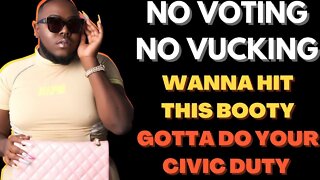 |NEWS| No Voting No Vucking !?! Black People This Ain't It