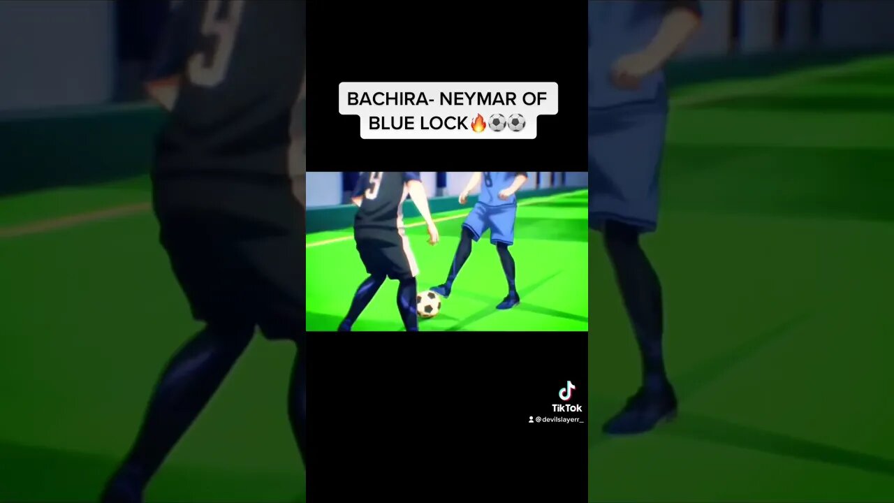 Bachira is the Neymar of Blue Lock😮💨 #shorts #soccer #bluelock