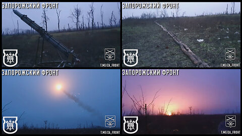 Zaporizhzhia area: Russian engineers using UR-83P minefield clearance system