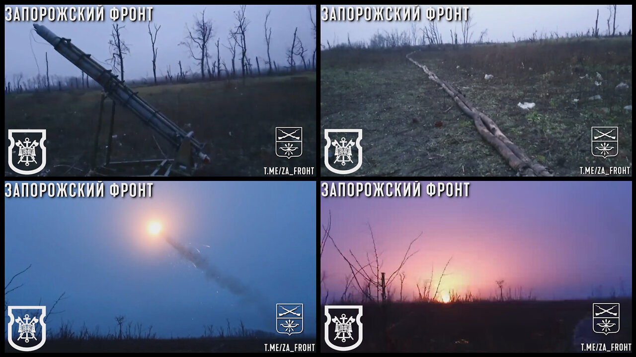 Zaporizhzhia area: Russian engineers using UR-83P minefield clearance system