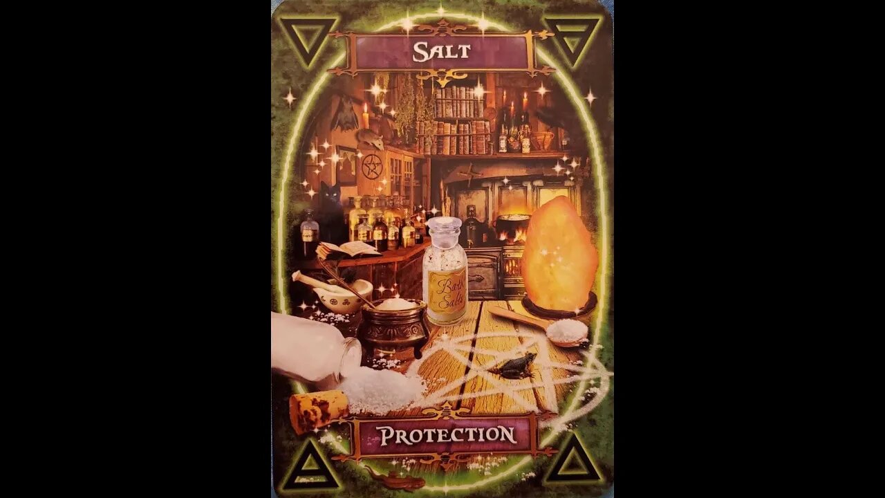 #40 Witches' Kitchen Oracle Cards Salt
