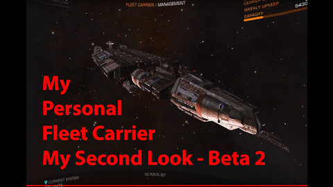 Elite Dangerous: My Personal Fleet Carrier - Asteroid Mining - Tritium - Beta 2 - [00005]