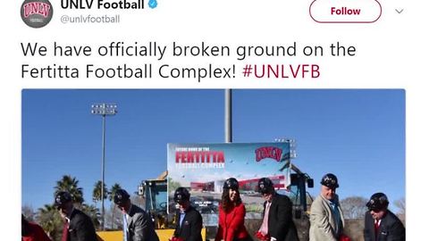 UNLV breaks ground on Fertitta Football Complex