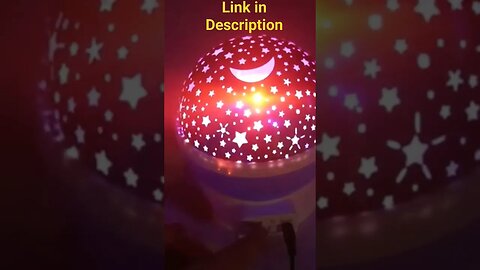 Sky Rotating Night Light Lamp Projector, Rotating Projector with Colors 360 Degree