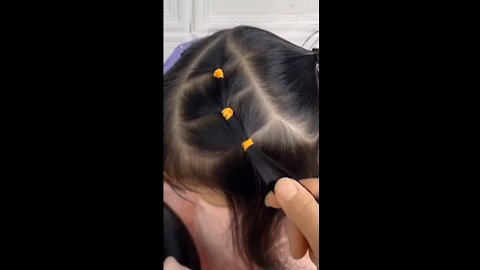 BEAUTIFUL AND EASY HAIRSTYLE FOR GIRL