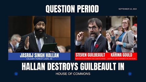 Hallan Destroys Guilbeault In The House of Commons