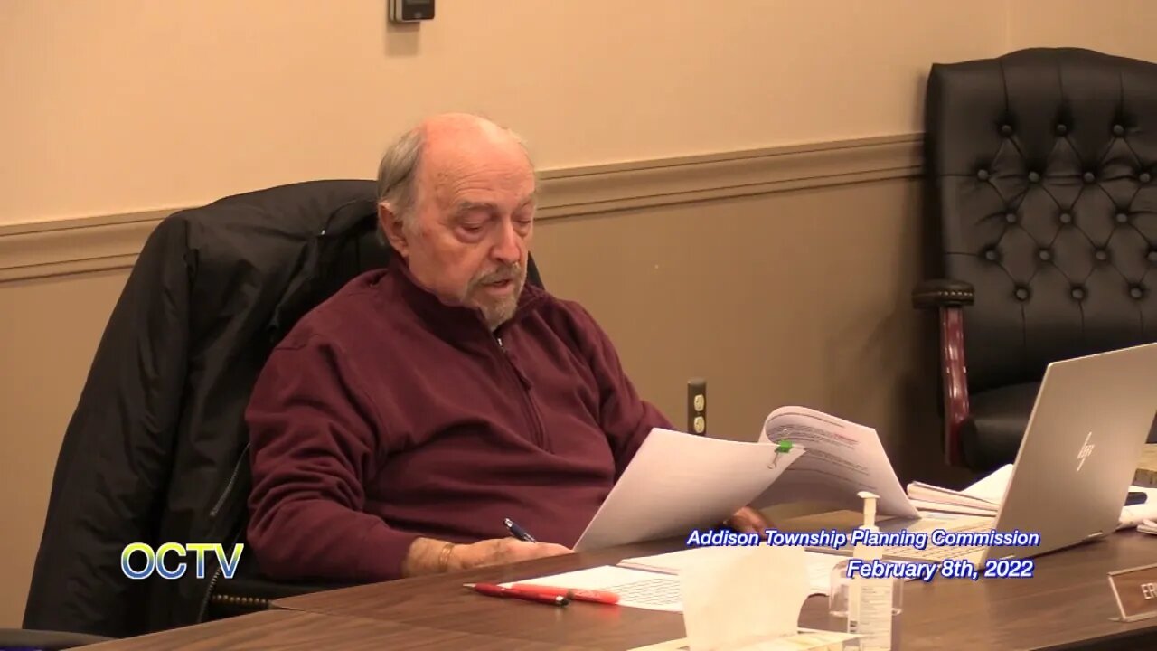 Addison Township Planning Commission February 8th 2022