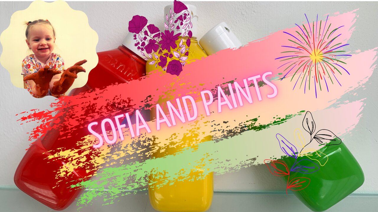 Sofia and Paints