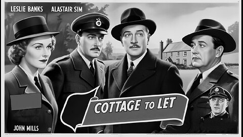 COTTAGE TO LET (1941) Leslie Banks, Alastair Sim & Jeanne De Casalis | Thriller, Mystery | B&W