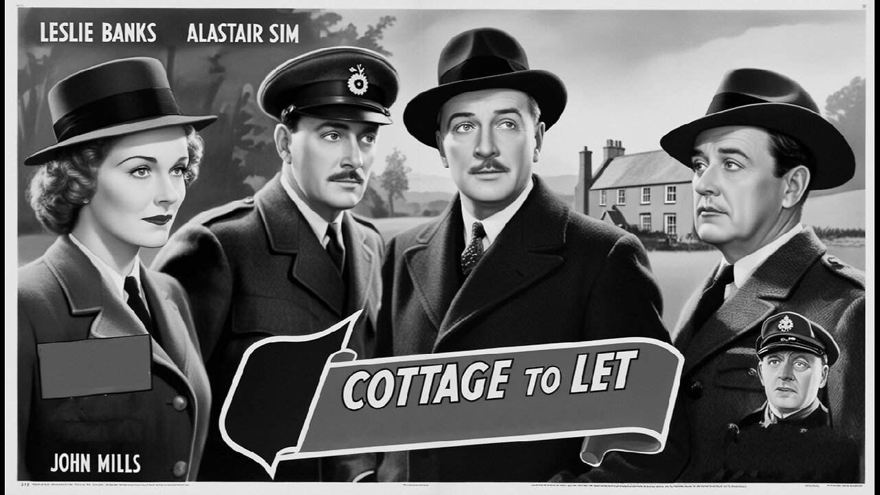 COTTAGE TO LET (1941) Leslie Banks, Alastair Sim & Jeanne De Casalis | Thriller, Mystery | B&W