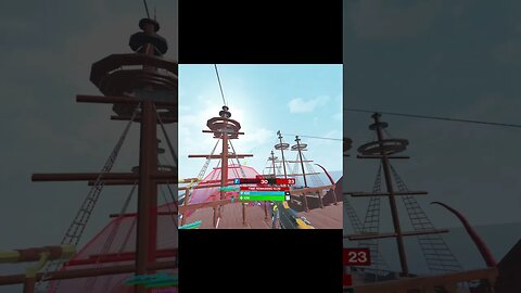 I was too busy listening to the lady speaking loudly...There was a match? - POPULATION ONE (VR)