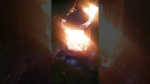 fire is burning like our rights and freedoms in Canada