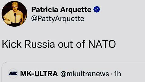 ‘Kick Russia Out of NATO’ says Activist Actress Patricia Arquette in Deleted Tweet! 🤦‍♂️ 😆🤣