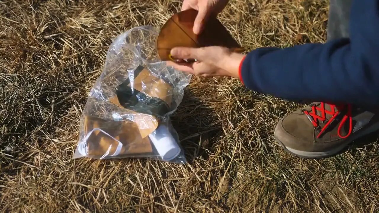 Cooking hot pot in a tent