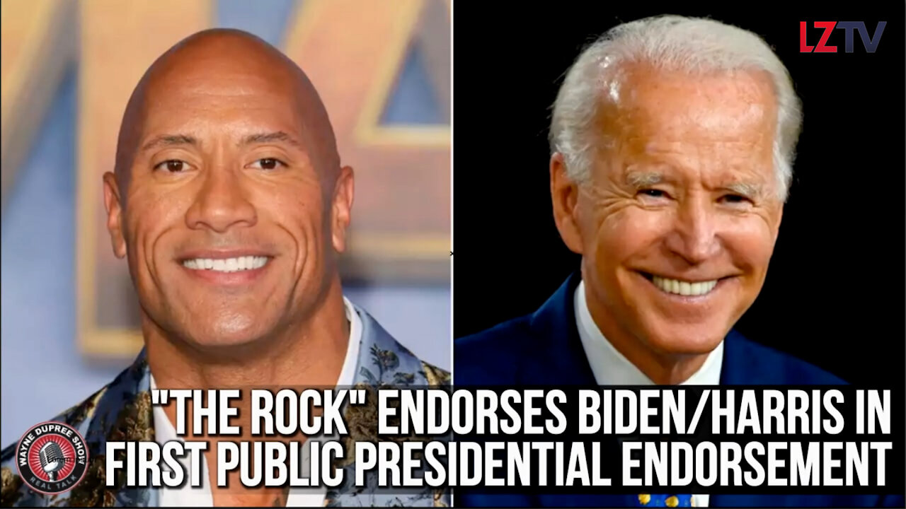 "The Rock" Endorses Biden/Harris in First Public Presidential Endorsement