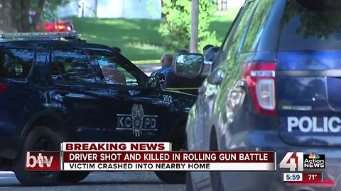 Police: Rolling gun battle leaves 1 person dead in KCMO