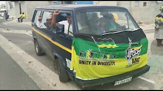 SOUTH AFRICA - Cape Town - ANC door to door campaign (7YS)