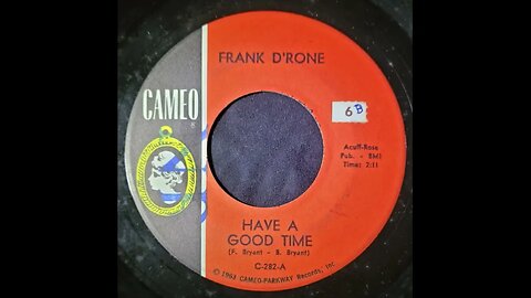 Frank D'Rone – Have a Good Time