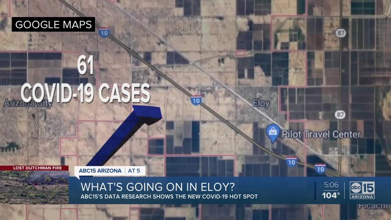 Eloy, the new hot spot for COVID-19 in Arizona