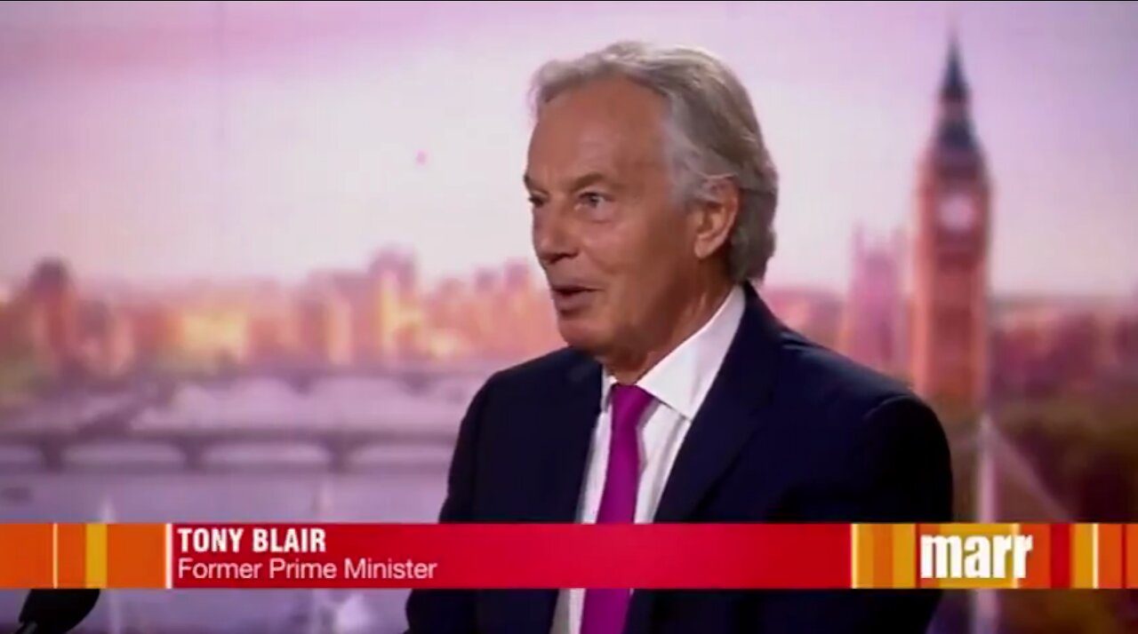 Former British PM Tony Blair advocates for taking away the rights of unvaccinated people