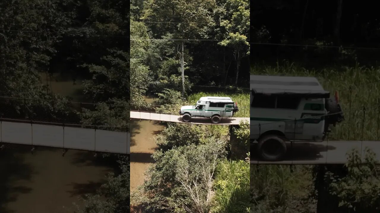 Would you drive this bridge? Would your rig fit? #offroad #costarica #sketch