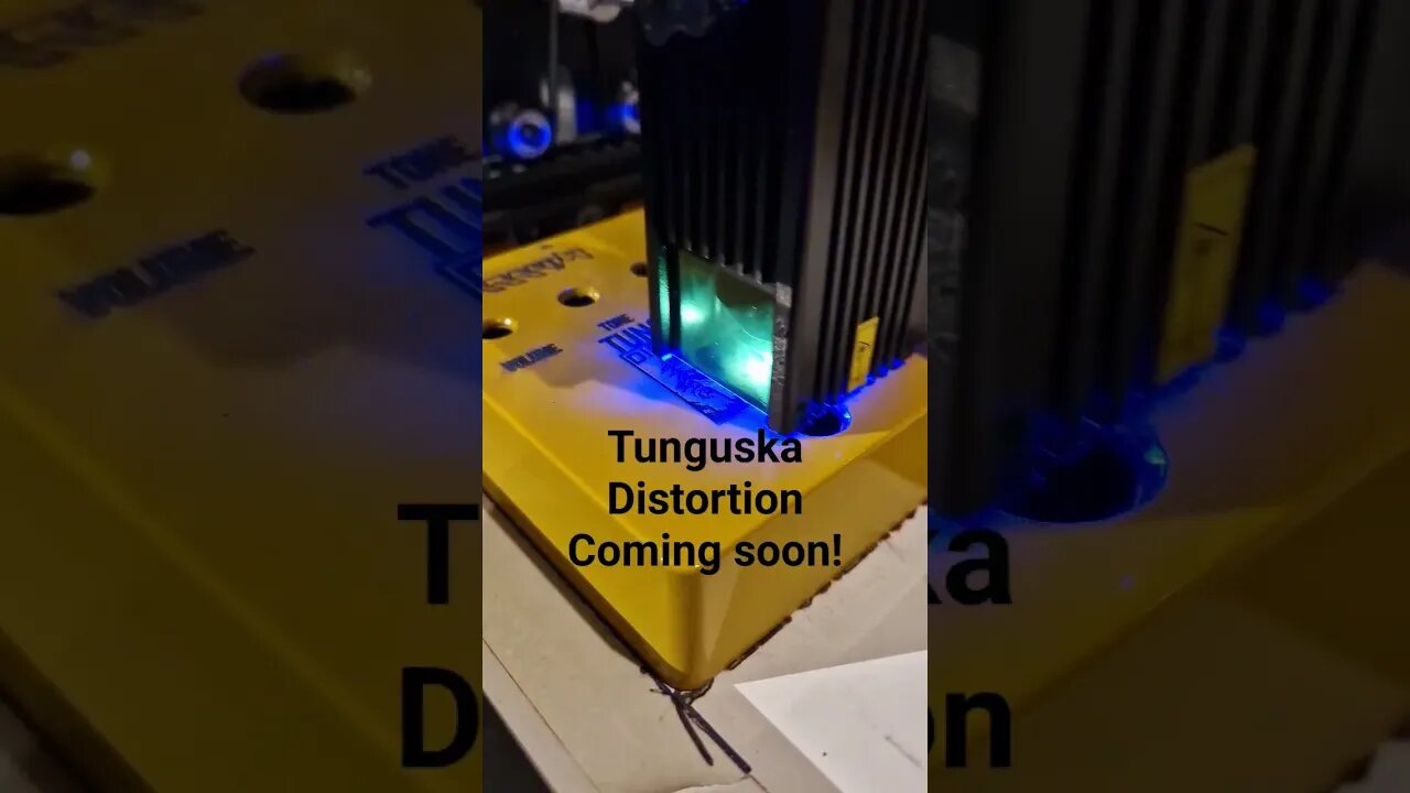 Laser Etching new high gain distortion. #metaltones #distortionpedal #guitareffectspedals