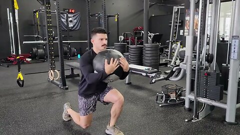 Med Ball Kneeling to Squat