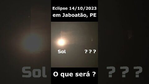 Fato Estranho no Eclipse #eclipse #lua #nasa #plane