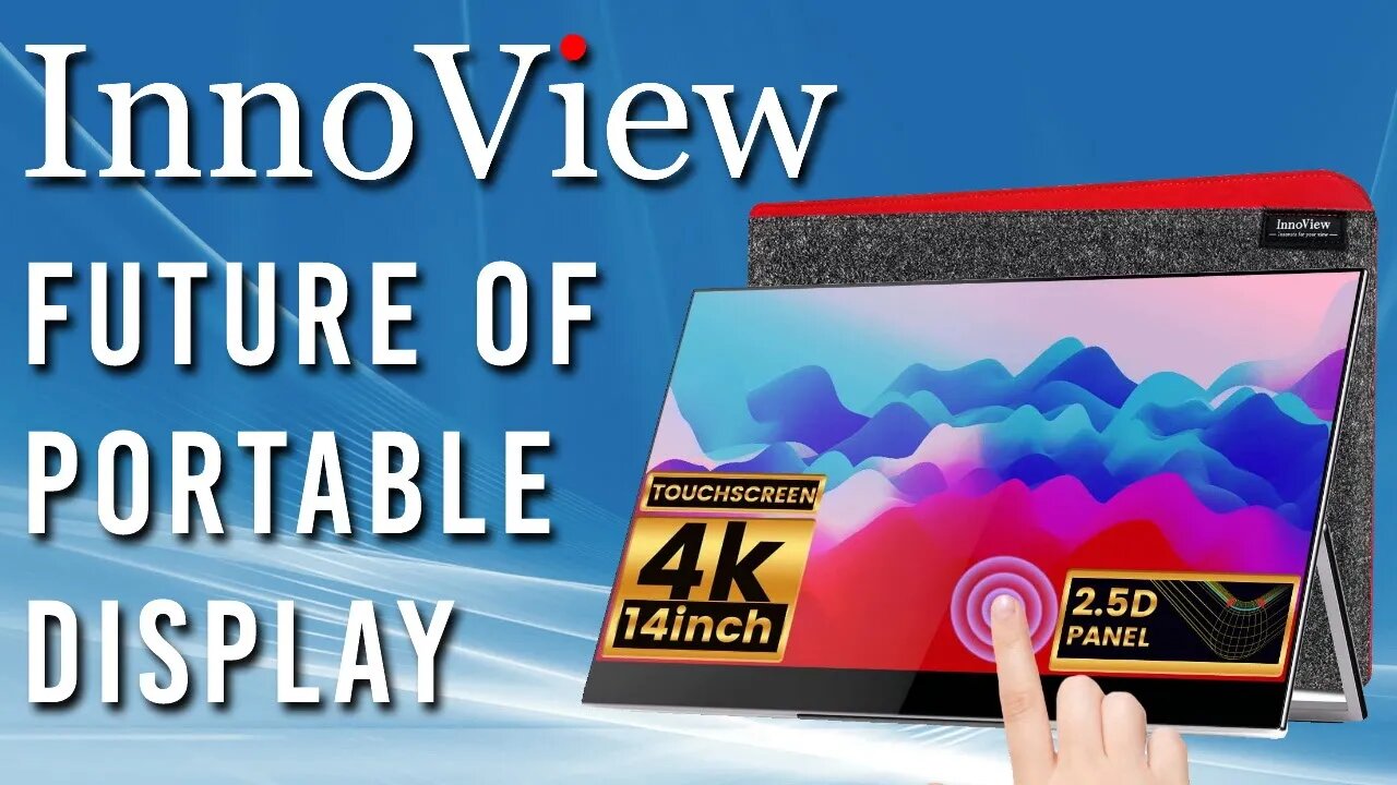 InnoView 4K Portable Touchscreen Monitor - A Taste Of The Future