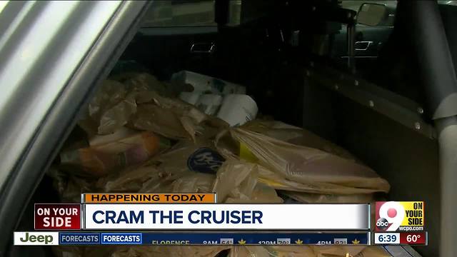 Cram the Cruiser: Kenton County police collect school supplies for youth outreach