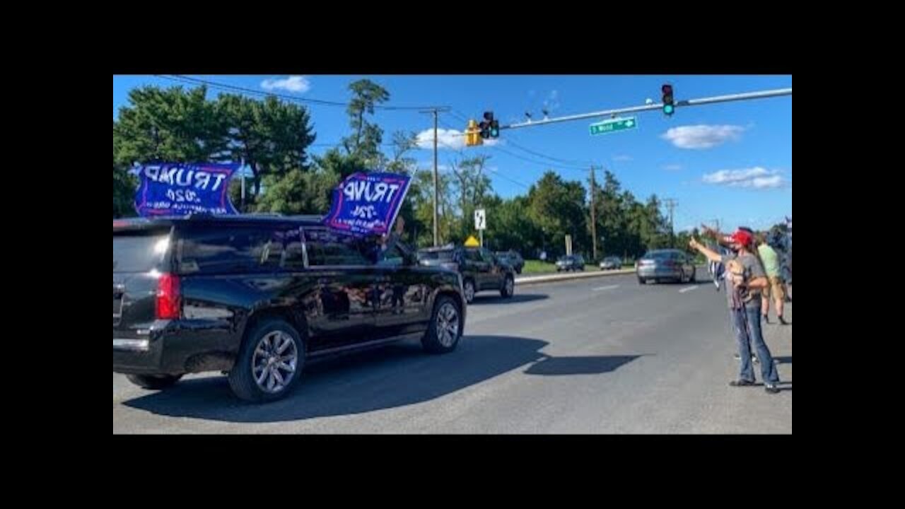 President Trump Surprises Supporters With Drive-By And Deceptive Media Strikes Again