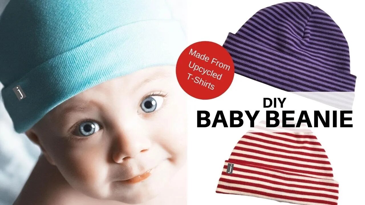 How to Make a Baby Beanie From Upcycled T-Shirts