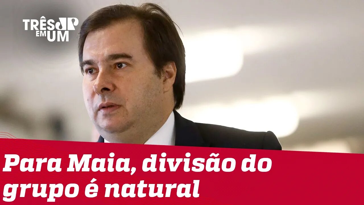 Maia nega que saída do DEM e MDB do centrão tenha relação com eleição na Câmara