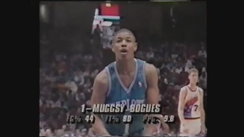 Muggsy Bogues Career-High 24 Points 10 Ast @ 76ers, 1993-94.
