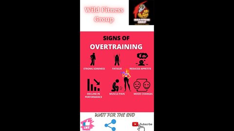 🔥Signs of overtraining🔥#shorts🔥#fitnessshorts🔥#wildfitnessgroup🔥16 march 2022🔥