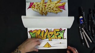 GENIAL GRAFFITI BLACKBOOK PIECE
