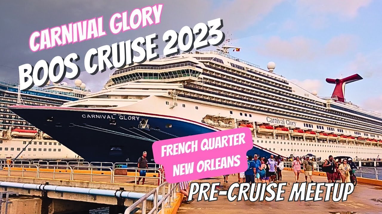 Carnival Glory Group Cruise Pre-Cruise Fun in New Orleans