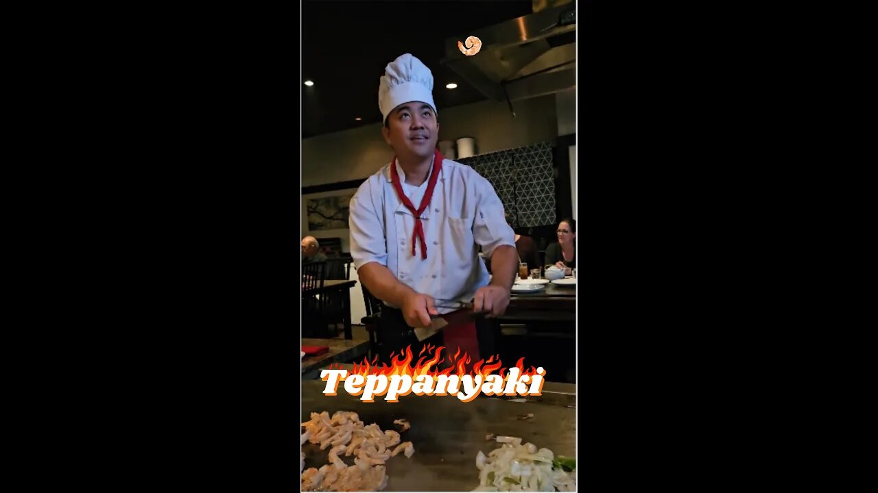 Teppanyaki Restaurant Birthday Celebration 🦐🎂 #teppanyaki #restaurant #vancouver #shrimp #chef