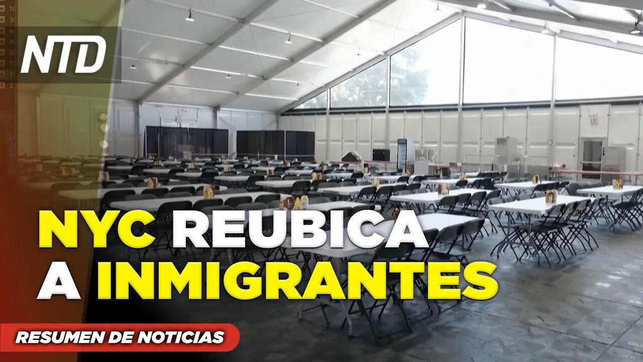 Reubican refugio para inmigrantes en Nueva York; Rubio y Demings debaten por Senado de EE. UU. | NTD