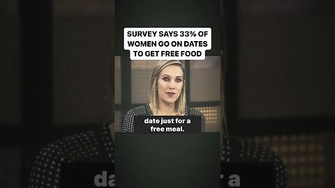 33% of women go on foodie dates