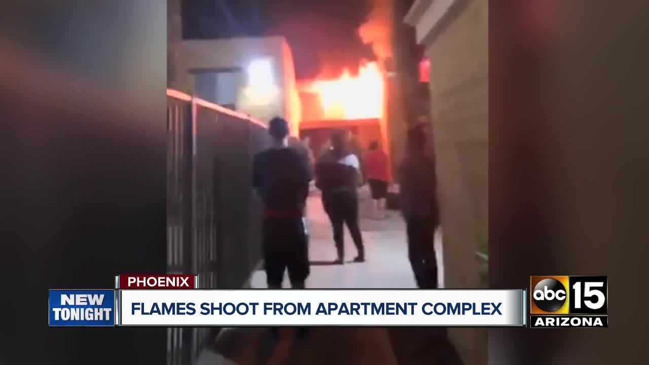 Eight-units involved in second-alarm apartment fire near Metrocenter